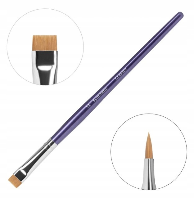 

Pędzelek brwi Synthetic Creator 21 pędzel do henny