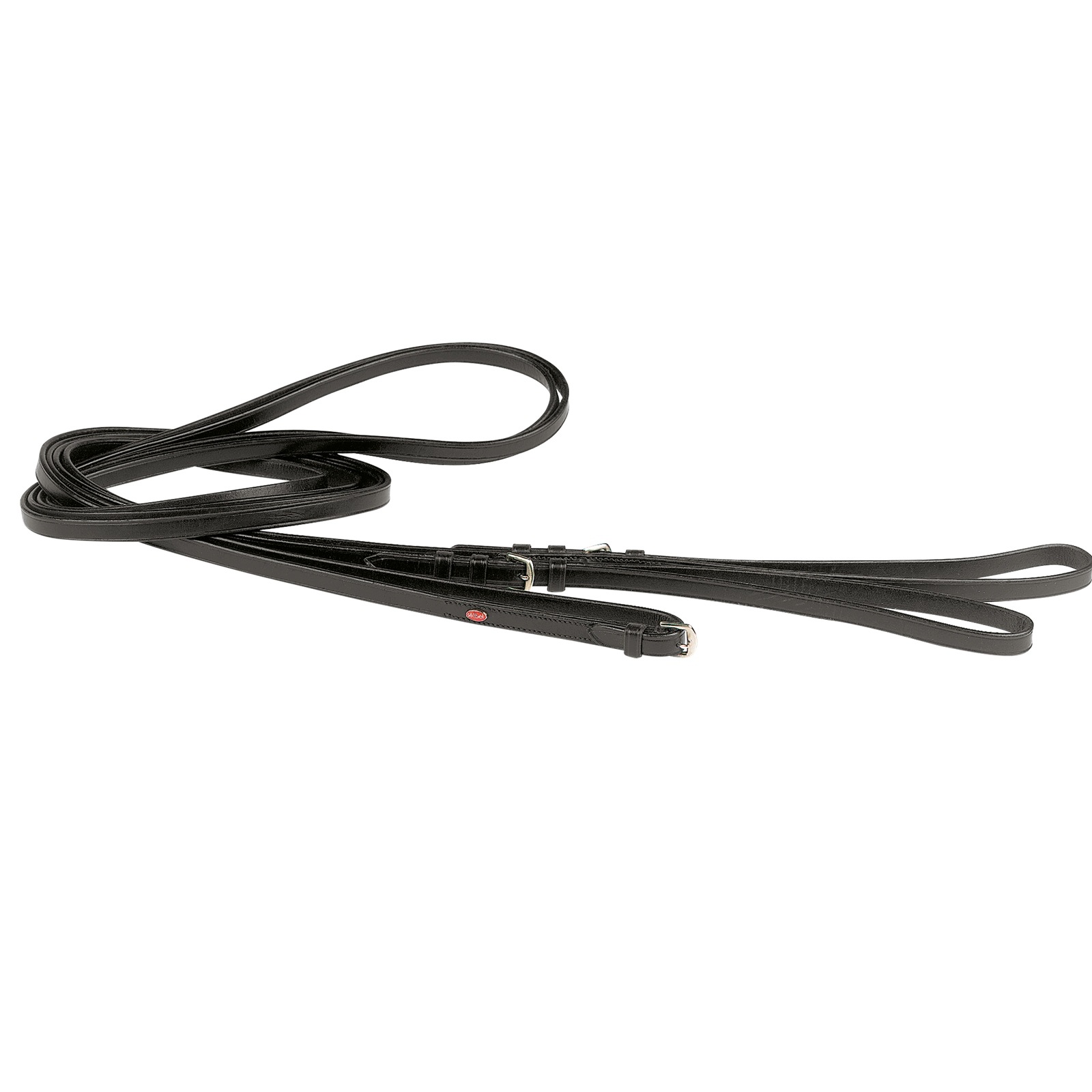 Czarna wodza skórzana Full black Solibel