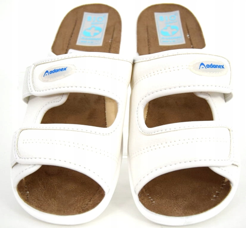 

Klapki Bio Buty Zdrowotne Obuwie Białe 17659 R.40