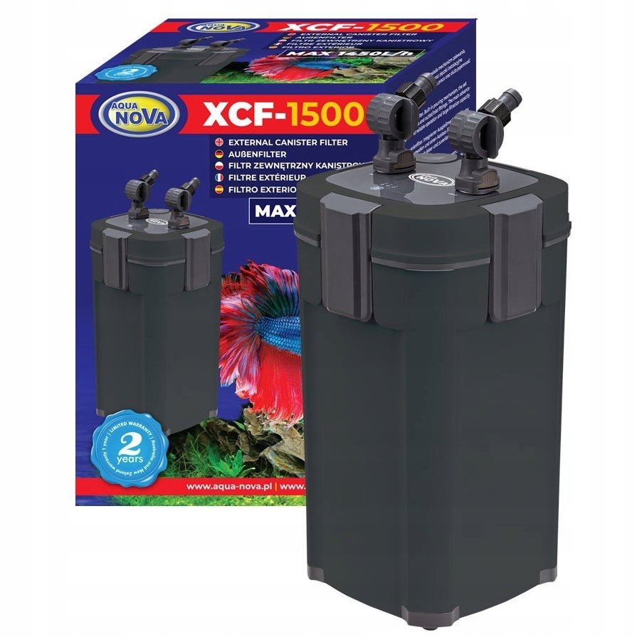 Levně Venkovní Kelímkový Filtr S Uv Lampou Pro Akvárium, Čištění Vody XCF-1500