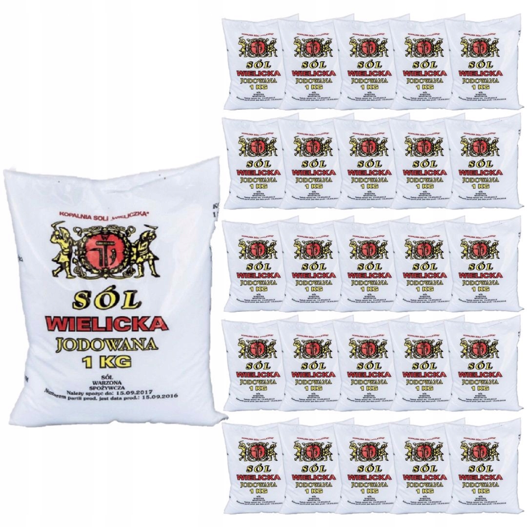 Solec Veliká sůl jodovaná 1 kg x 25 kusů