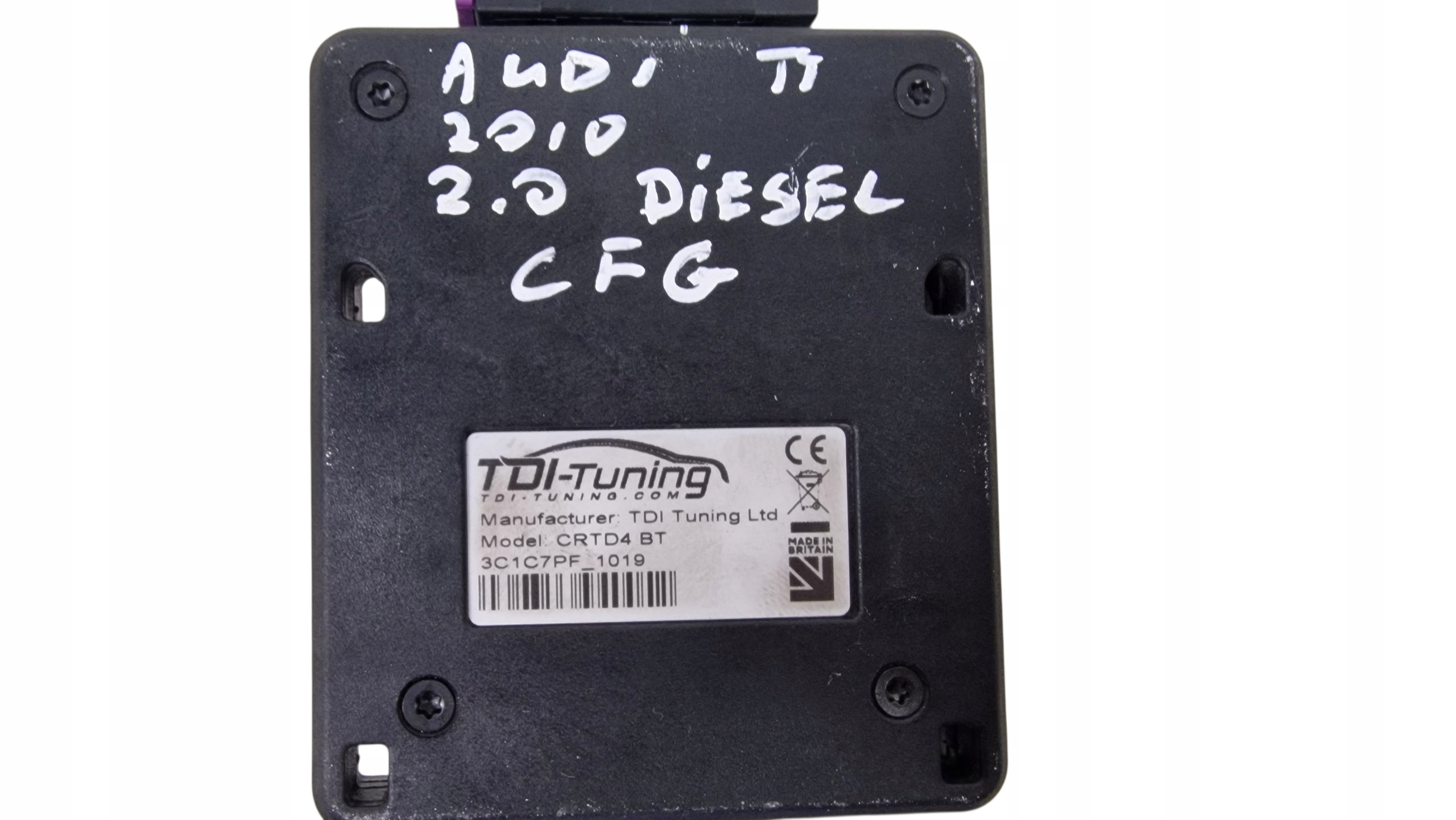 AUDI TT 2.0D 2010 CFG TDI-TUNING BOX CRTD4BT 3C1C7PF 1019