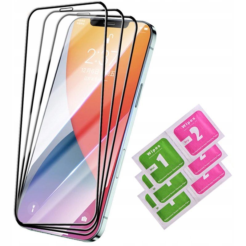 

3x 9D Szkło Full Glue do Iphone 13 Pro Max