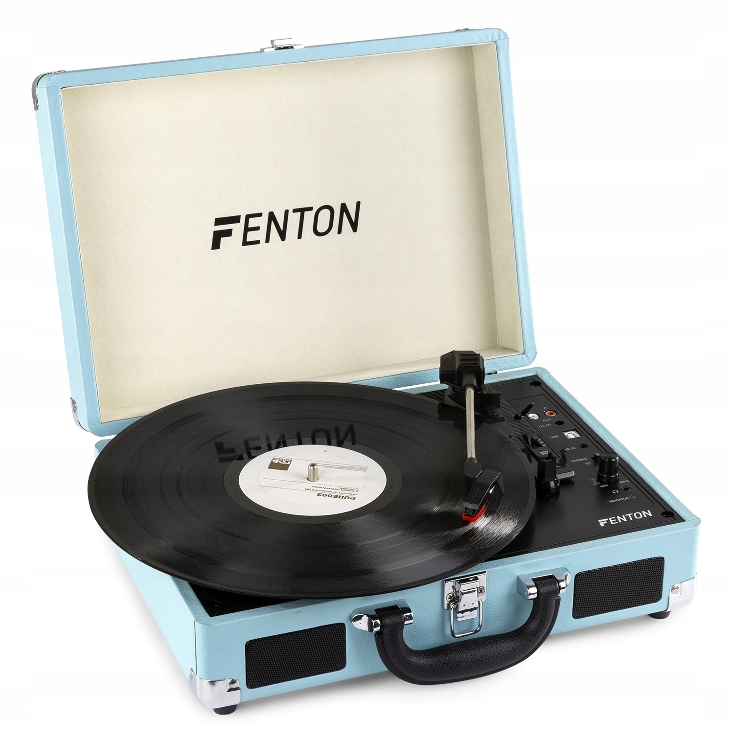 Gramofon w Walizce RP115 z USB AUX mięta Model RP115
