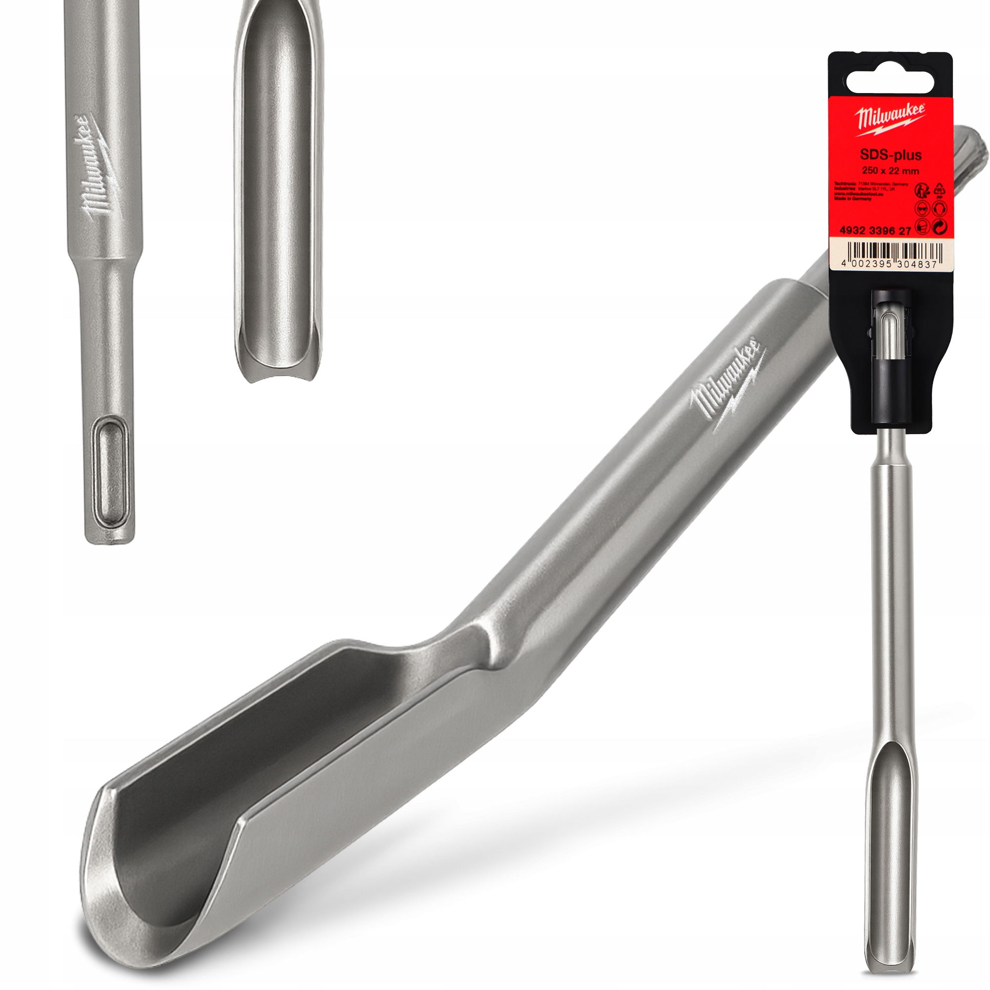 Dláto Sds Plus 250x22 mm Konkávní drážkovač Bruzdovač Drážkování Wv-p