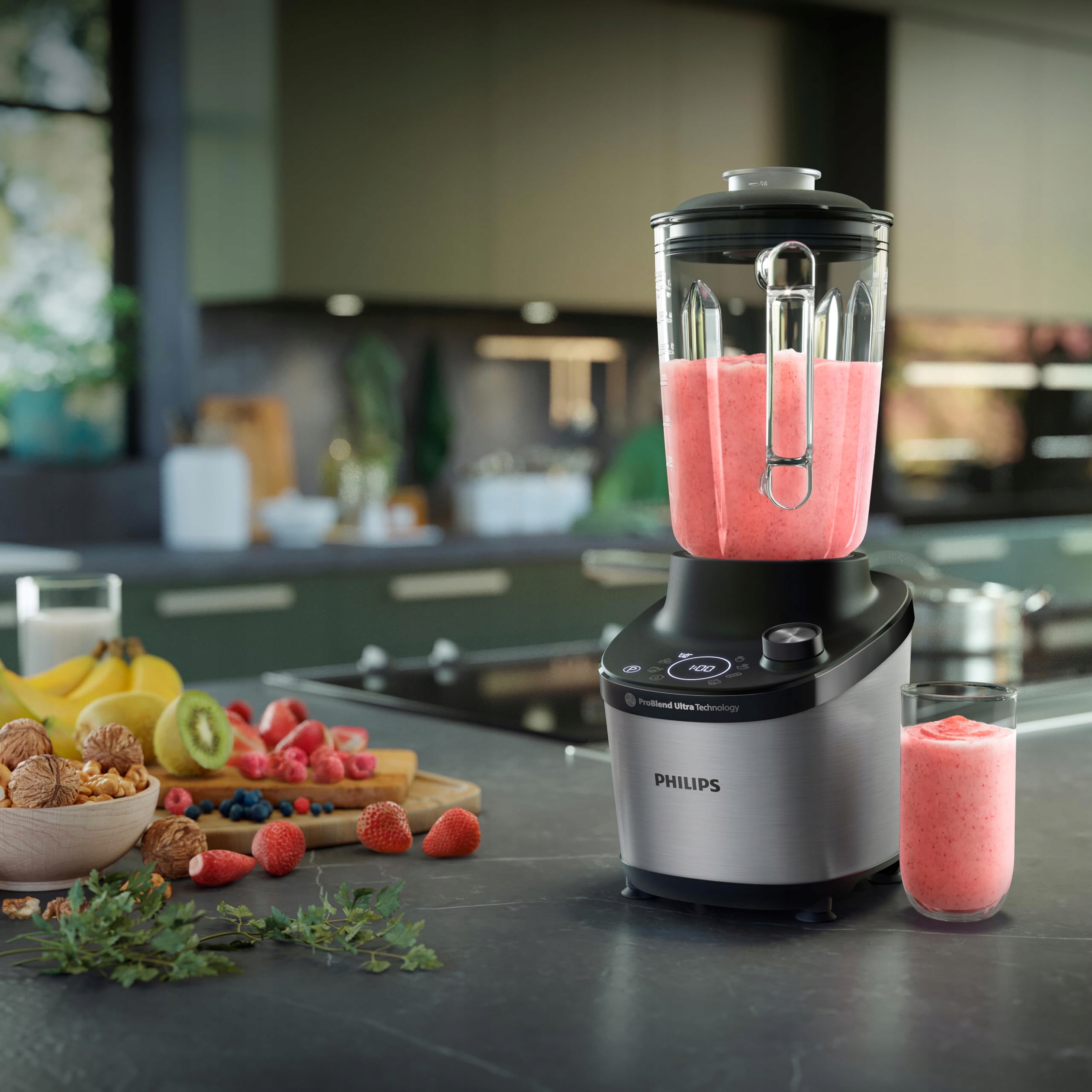 PHILIPS Blender Wysokiej Mocy 7000 ProBlend Ultra 1500W 2L Szkło App — miniatura 5