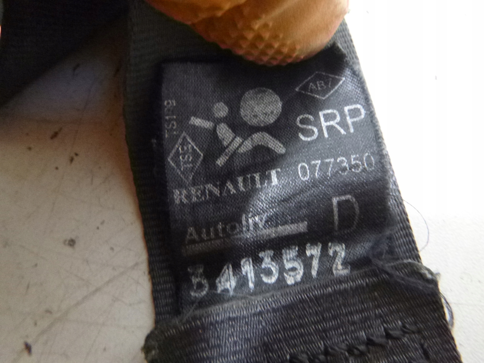 tension belt safety front right Renault Megane II 03r.