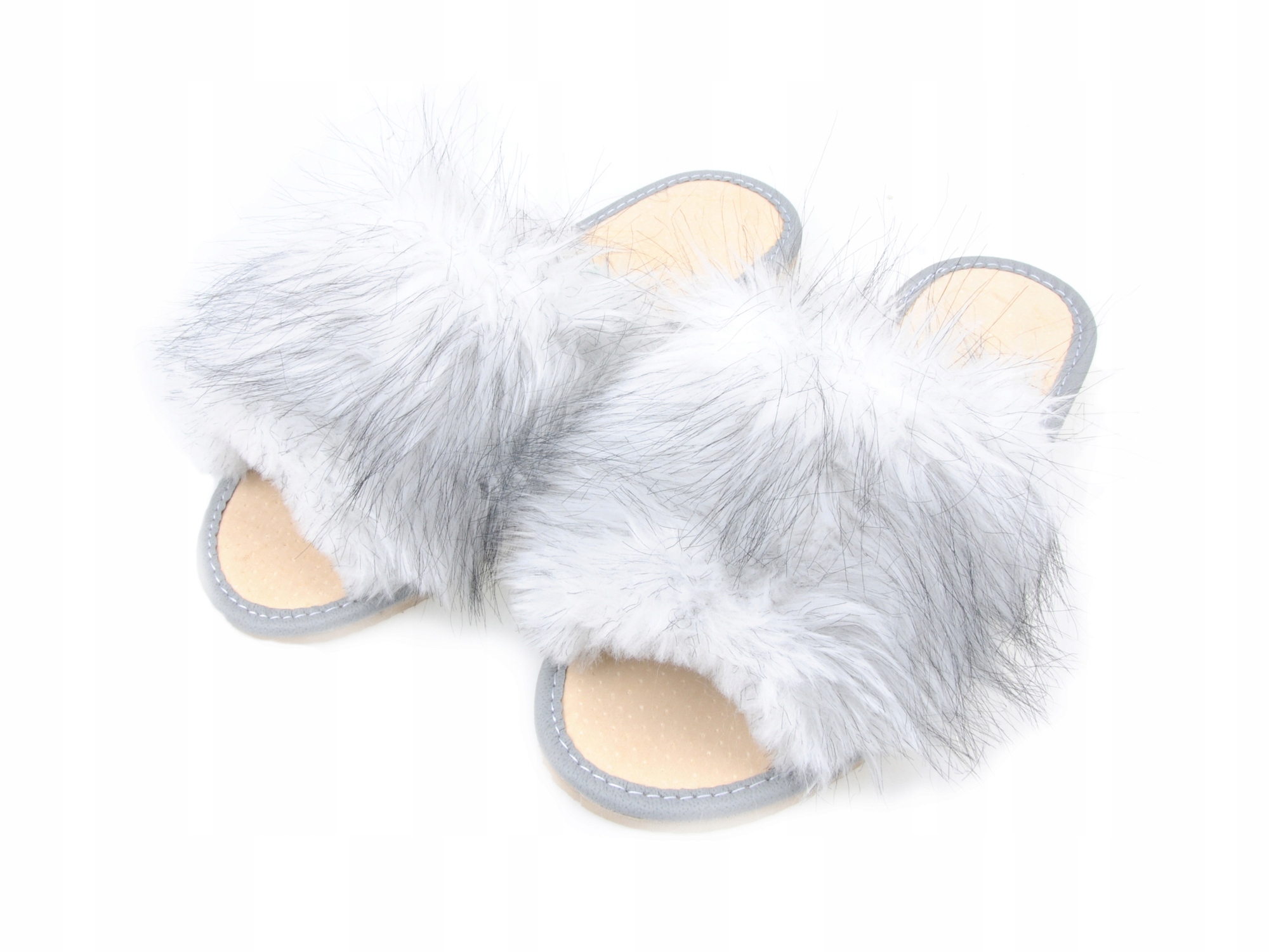 

Damskie pantofle domowe z puchatym futerkiem A29SW