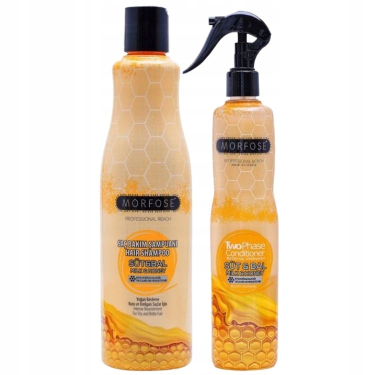 Morfose Milk & Honey Sada Šampon S Mlékem A Medem 500 ML Kondicionér 400 ML