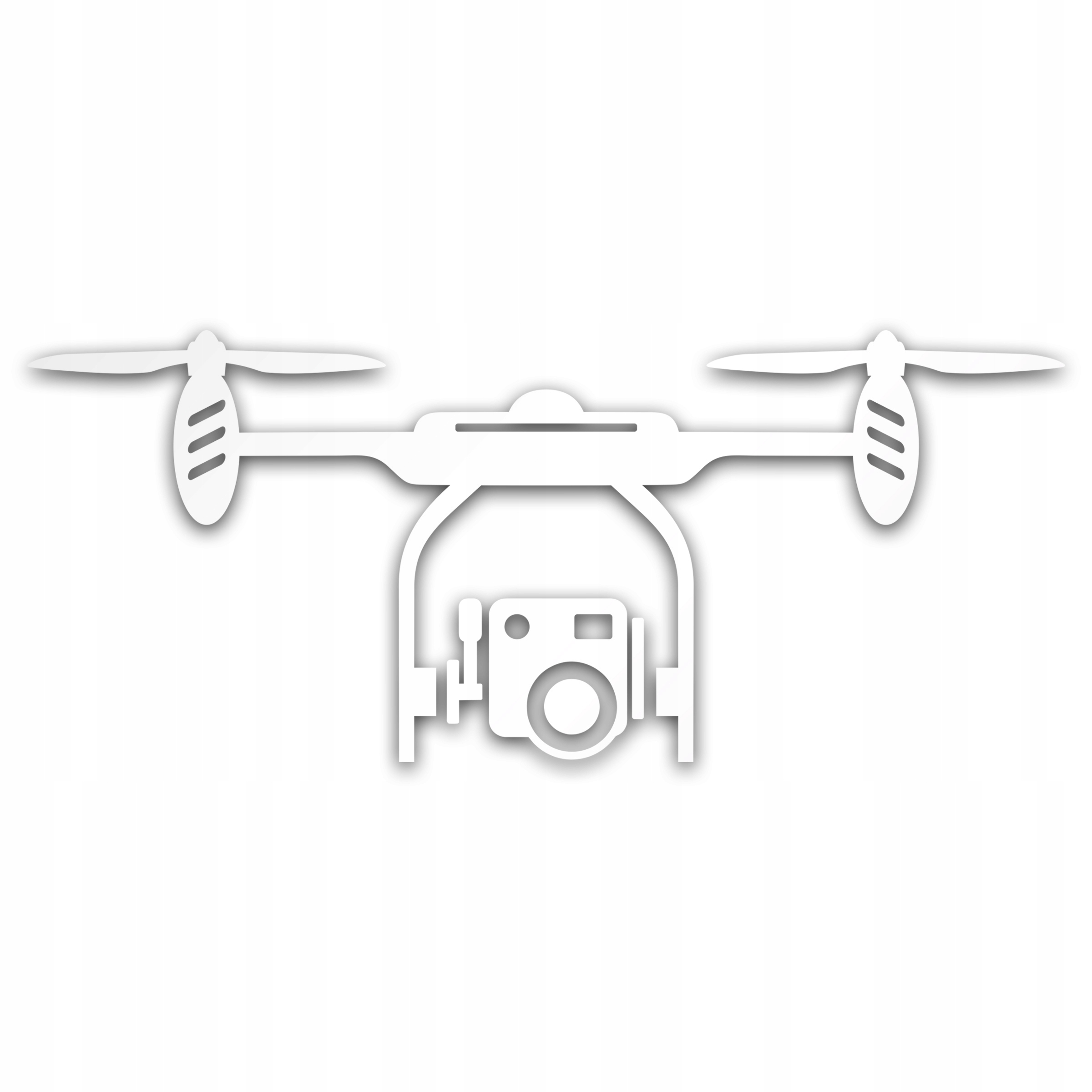 

Srebrna Odblaskowa Naklejka Dron Uav Na Samochód