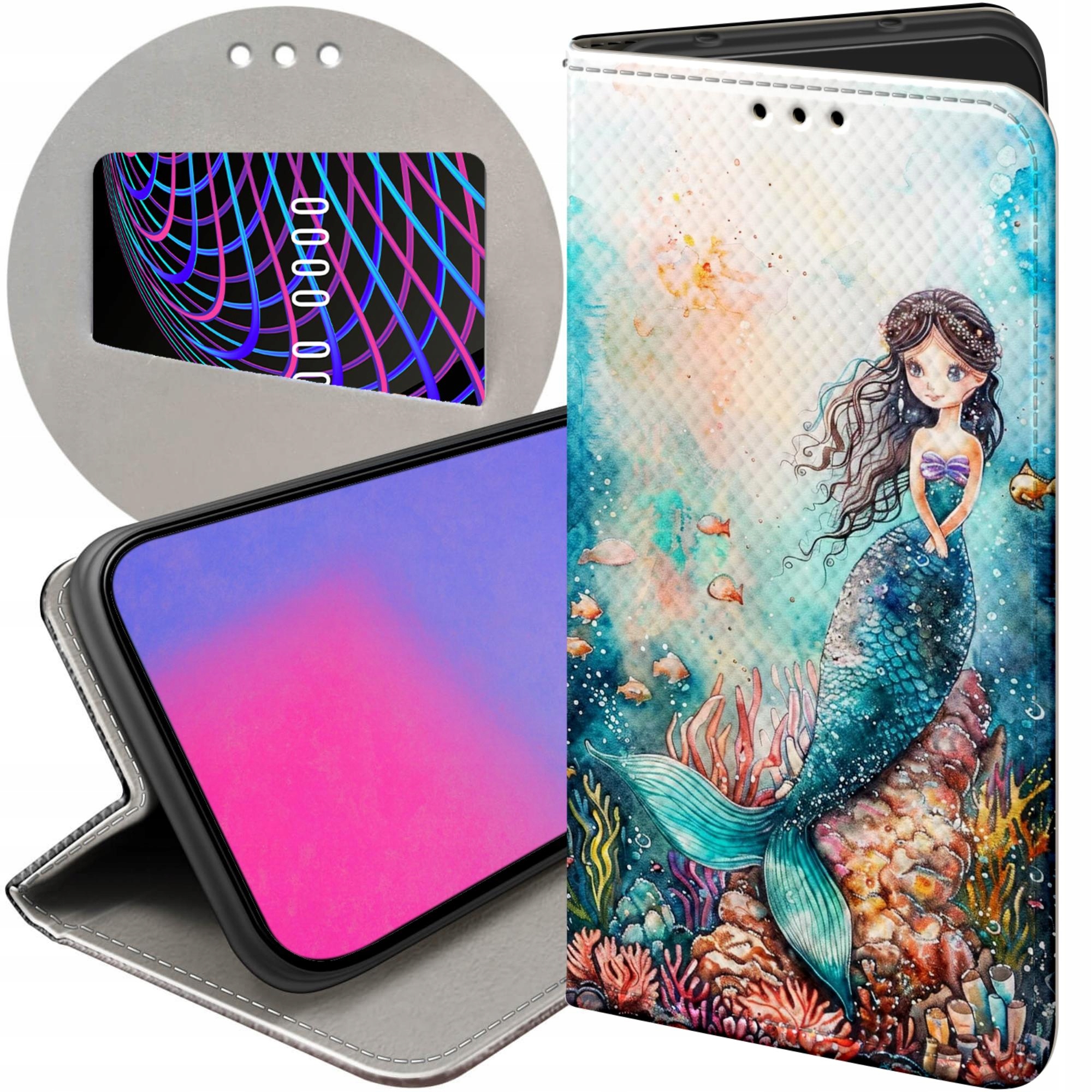 Etui Do Xiaomi Poco M3 Pro M3 Pro 5G Syrenki Nimfy Morskie Panny