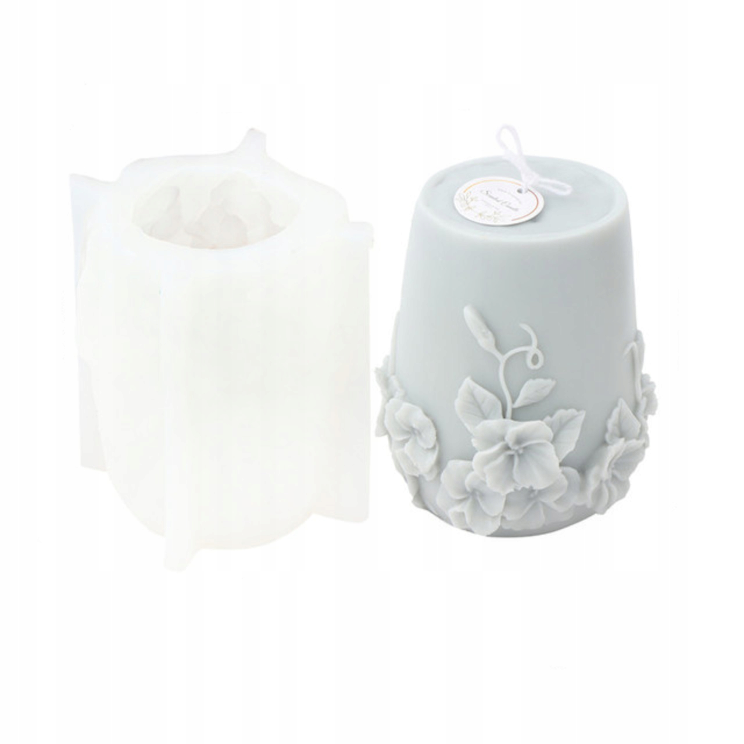 

Forma silikonowa do świec wosku gipsu Stożek Kwiat