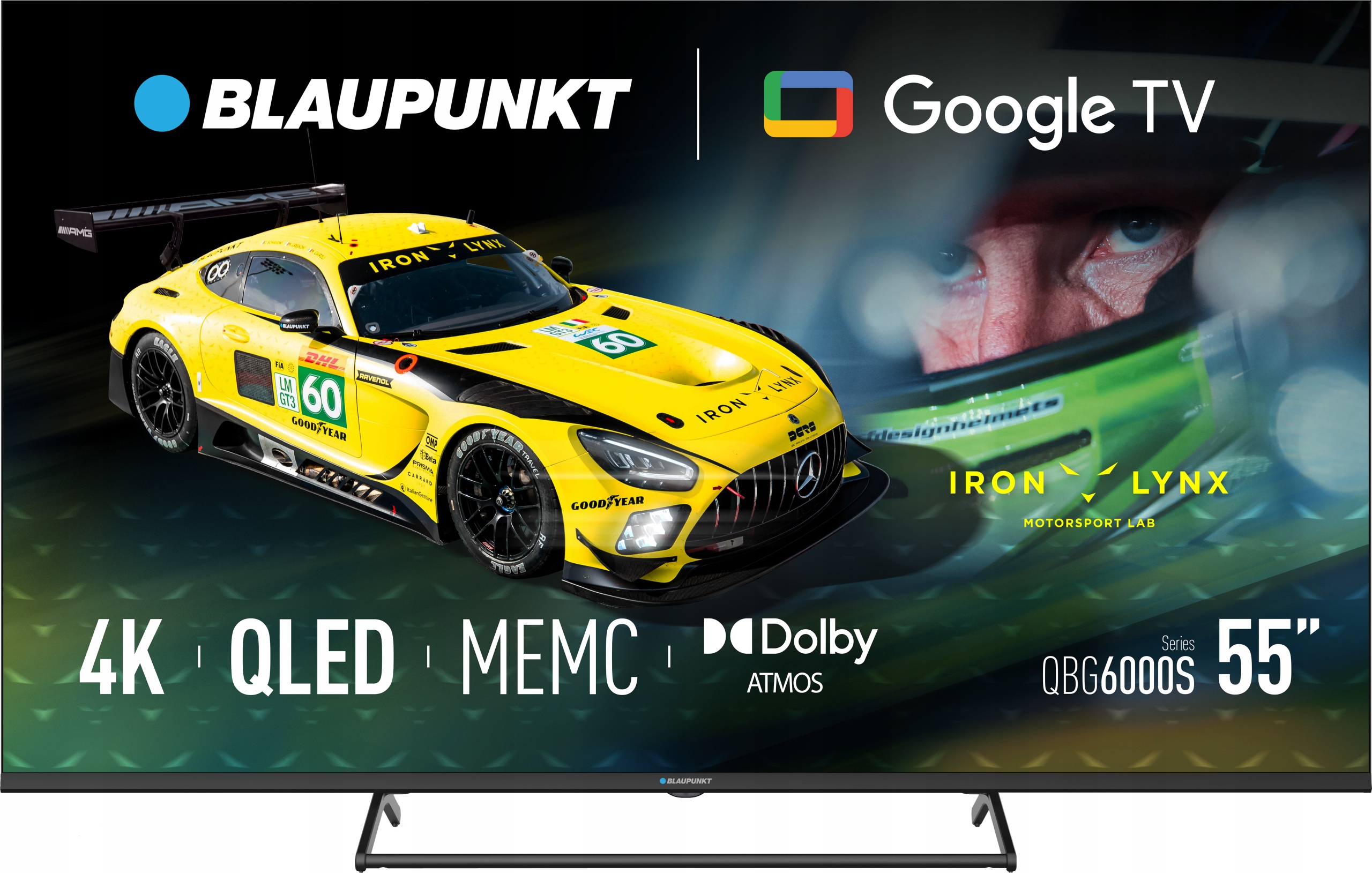 Telewizor Qled Blaupunkt 55QBG6000S 55 4K Google Tv Dolby Vision Czarny
