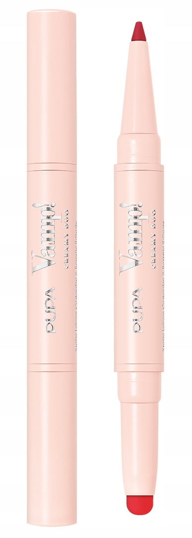 Pupa Vamp! Creamy Duo Rtěnka S Konturkou Na Rty 010 True Red