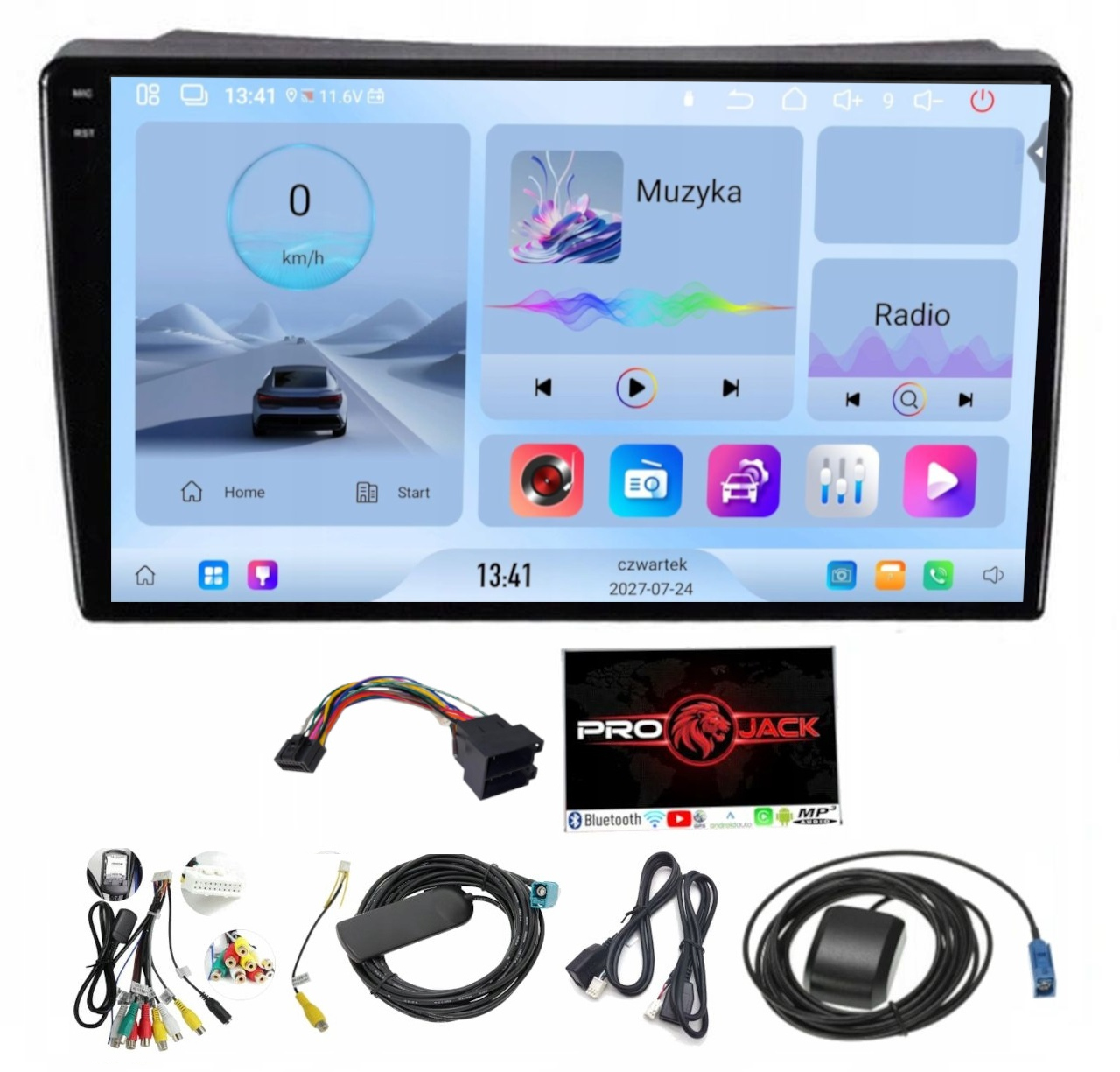 Rádio Android Navigácia Opel Vivaro 2006-2010 Carplay Wifi 4/64GB Sim
