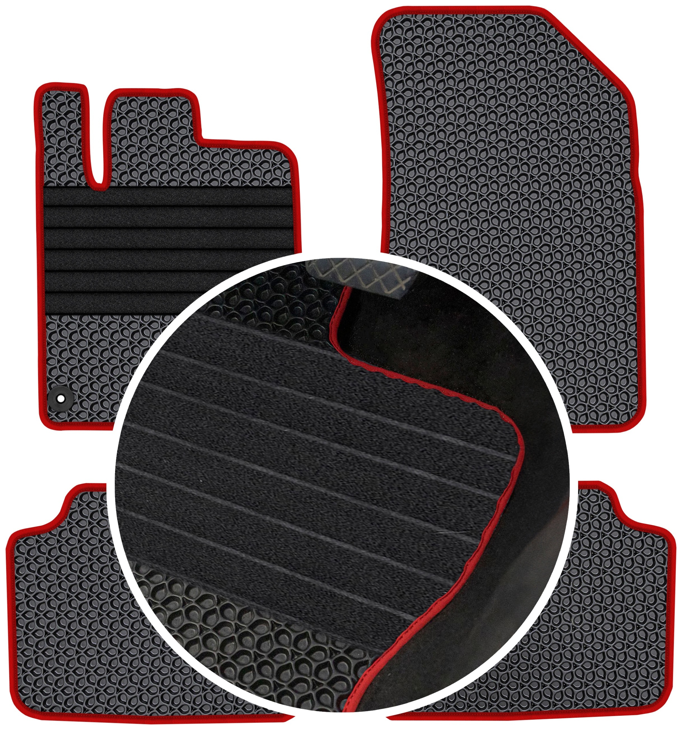 Citroen C5 I 2001-2008 Gumové koberce Eva Eternity Vyztužení XXL