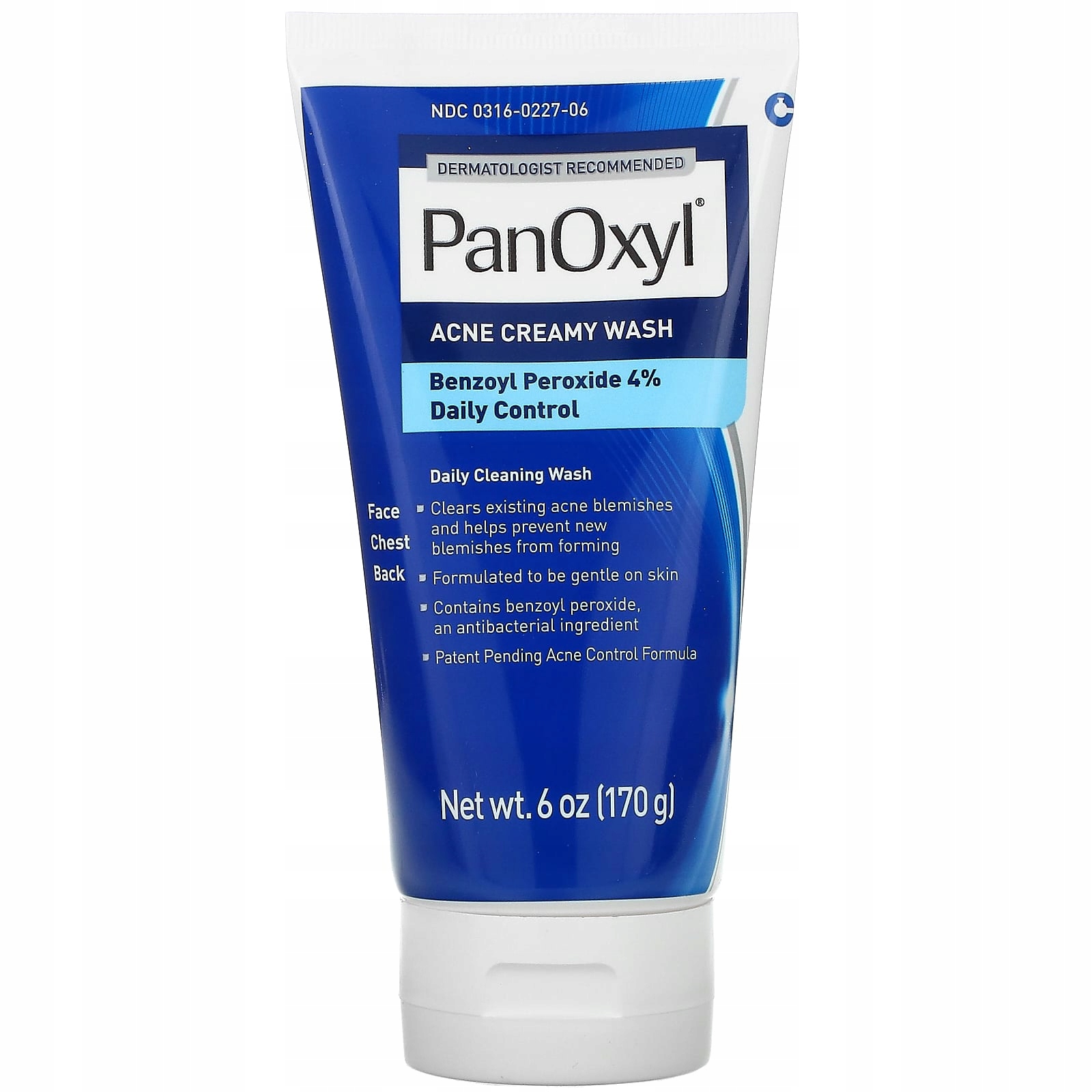 PanOxyl Acne Creamy Wash 4% 170 g pěna na mytí obličeje
