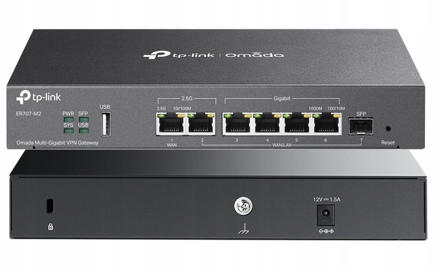 Firemní router TP-Link ER707-M2 Omada Vpn Multigigabitový