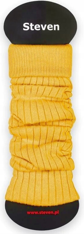 Getry damskie bawełniane Steven ŻÓŁTE