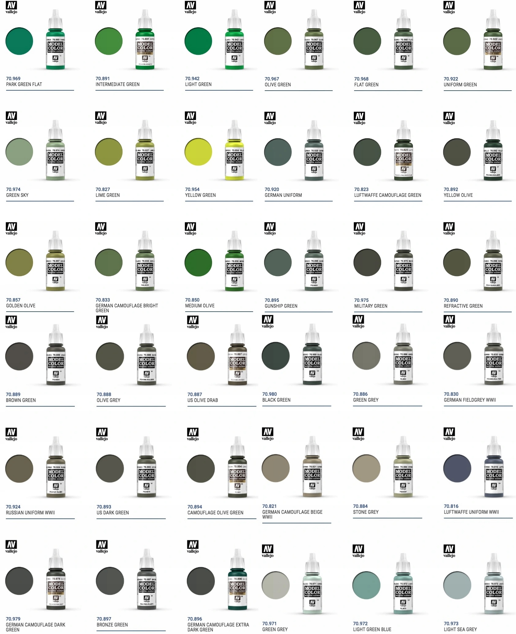 Vallejo Model Color 70.836 LONDON GREY 17 ml Pojemność 17 ml