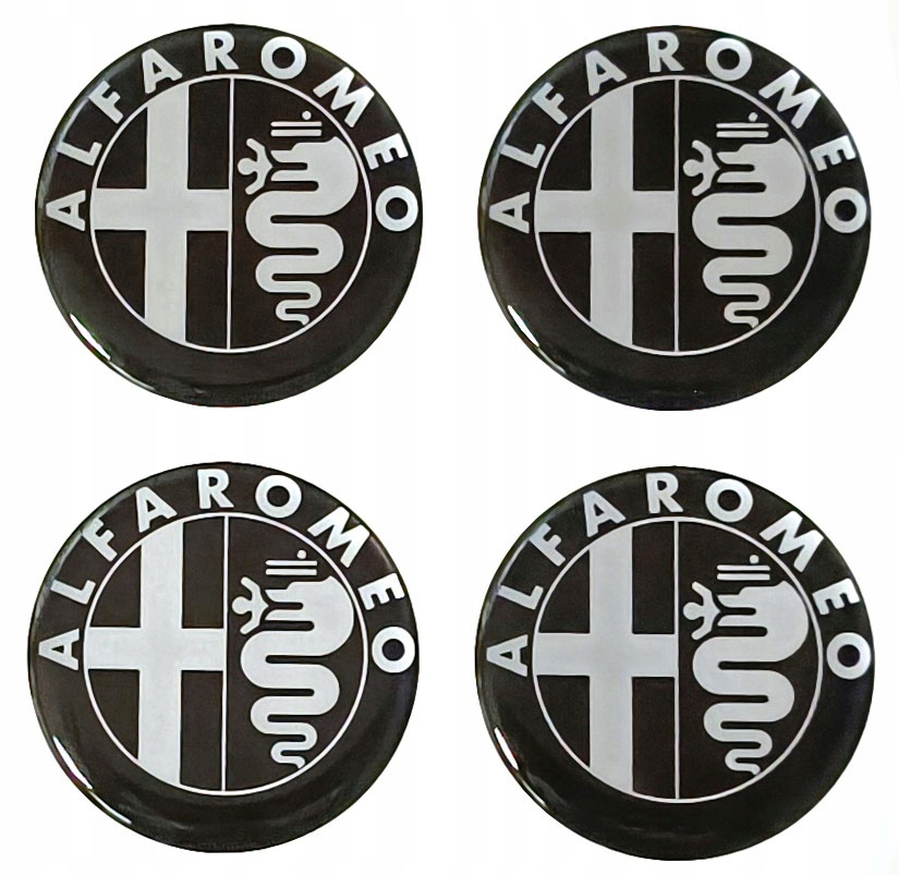 Naklejki Na Felgi Kołpaki Alfa Romeo 50 MM 56 MM 60 MM