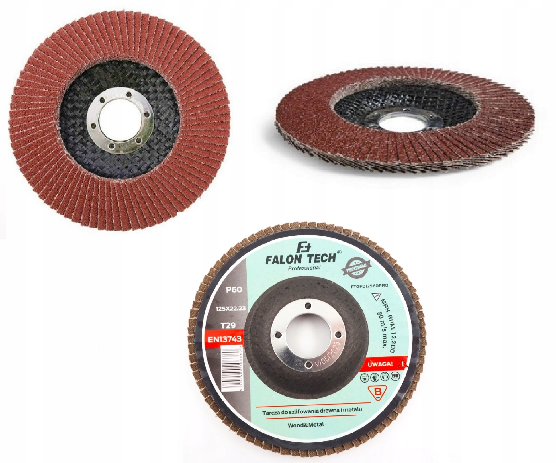 TARCZA LAMELKOWA LISTKOWA LAMELKA 125 gr 60 FT PRO
