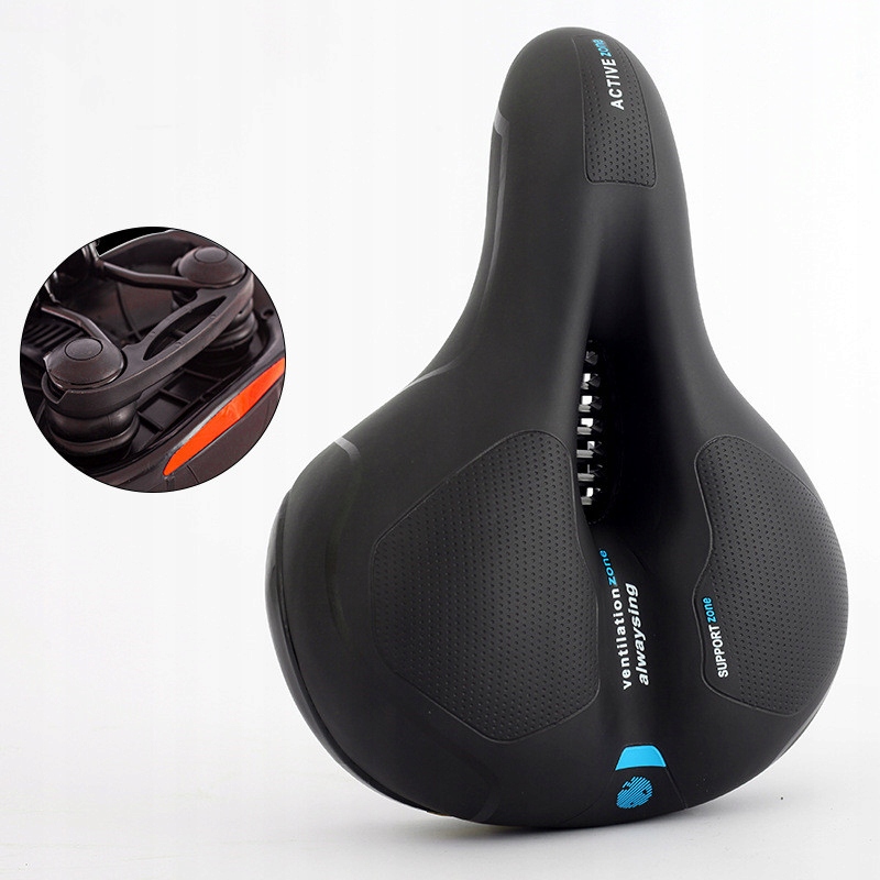 COMFORTABLE BICYCLE SEAT, HIGHLY ELASTIC FOAM