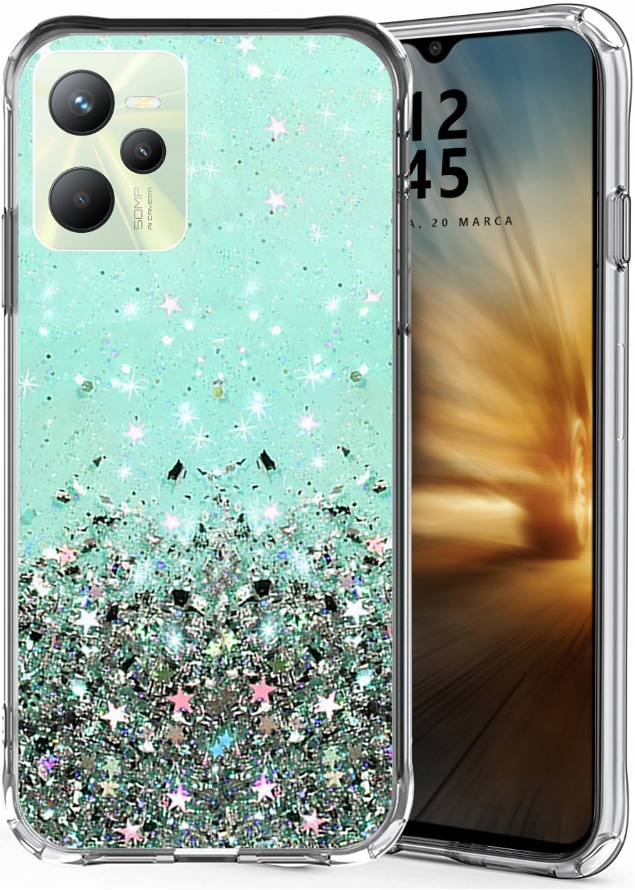 

Case Etui Brokat Do Realme C35 Szkło