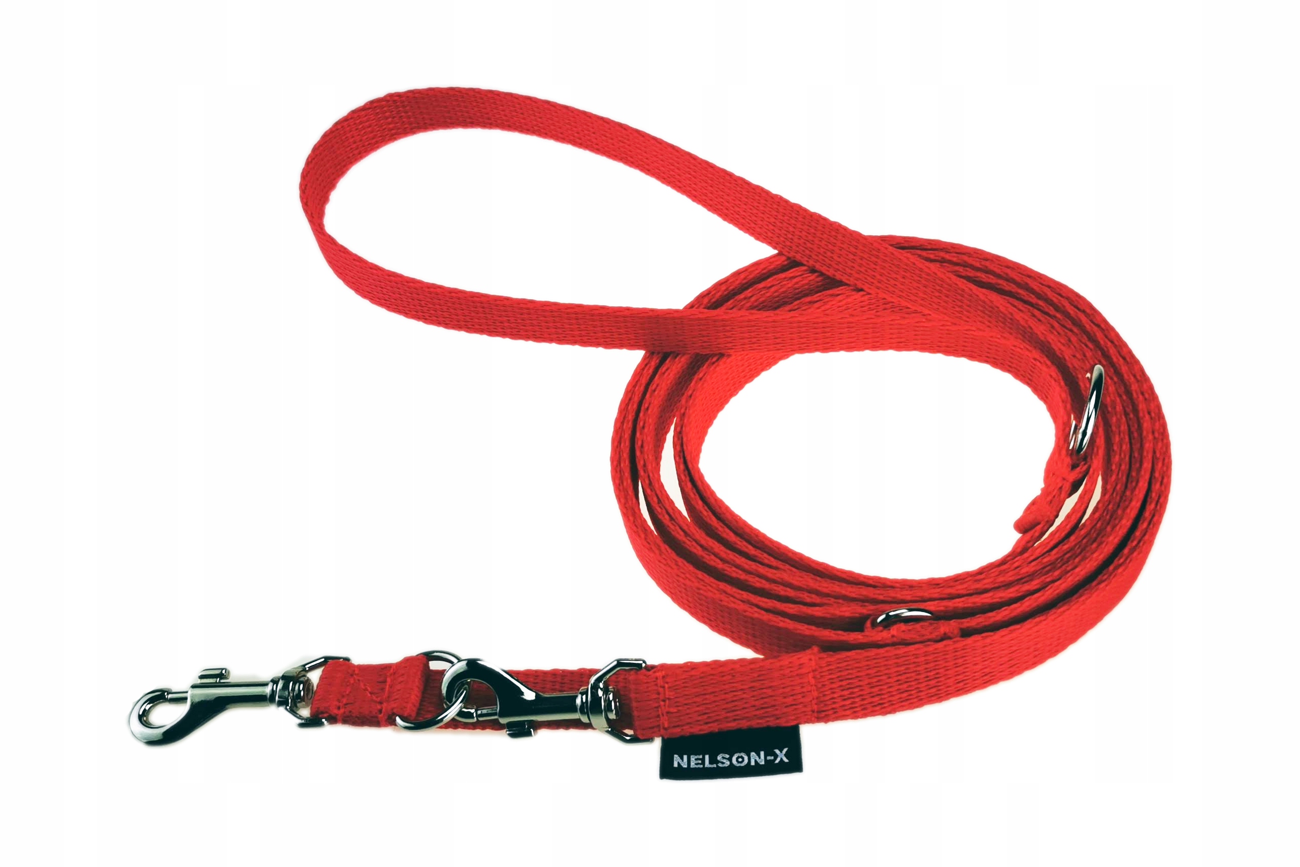 Levně Nelson-x Nastavitelné Vodítko Vodítko 2 M/1,5 CM Mini Karabina, Vyrobeno V Leštěném Polský