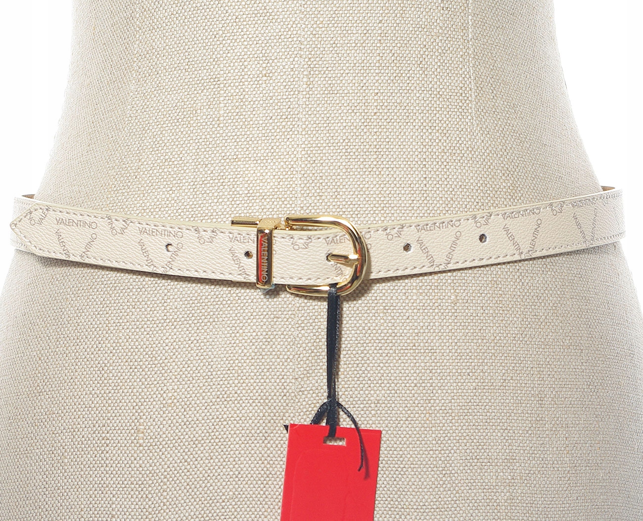 Valentino LIUTO pasek ecru/multi cinture 110