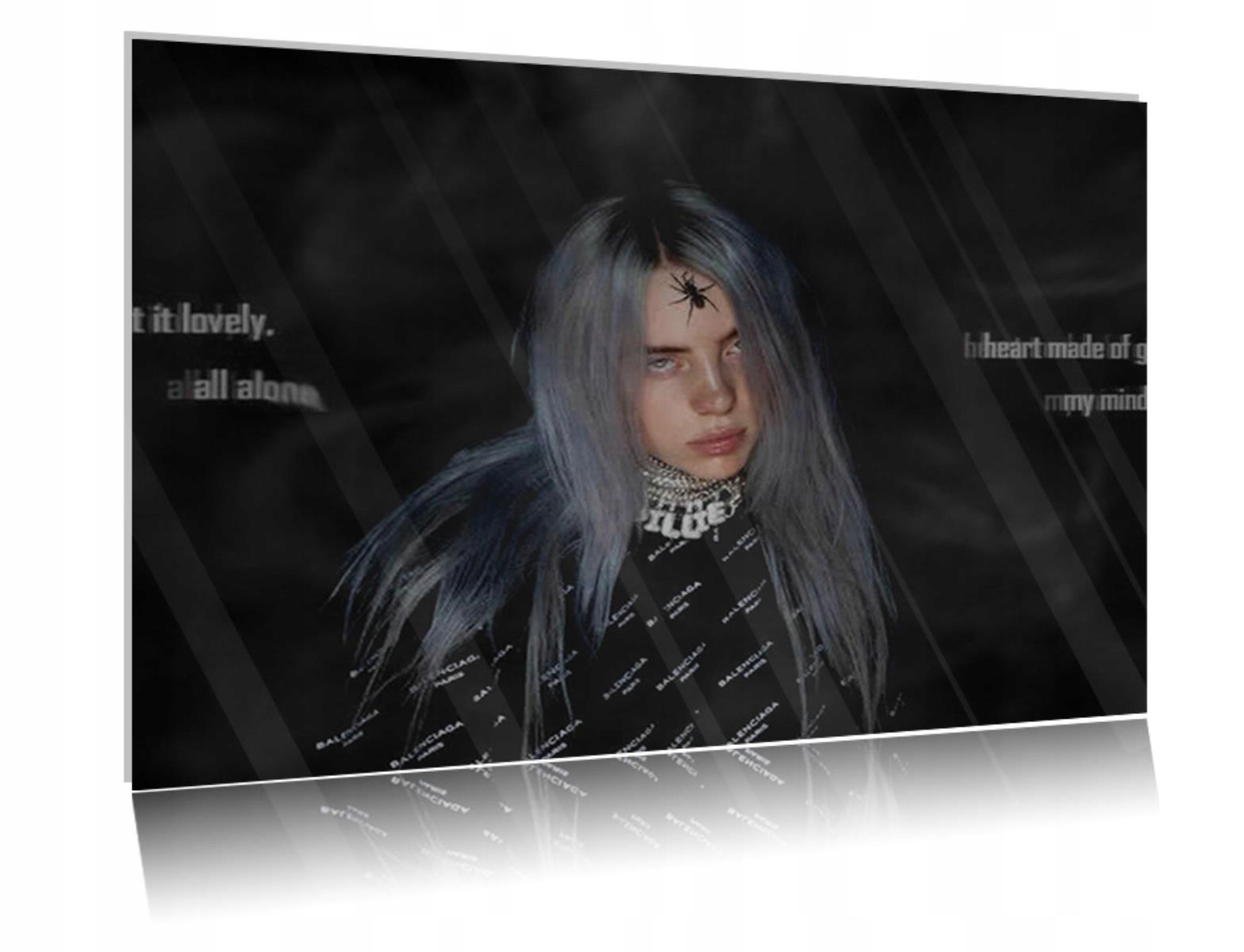 

Obraz szklany na szkle Billie Eilish 09 80x60