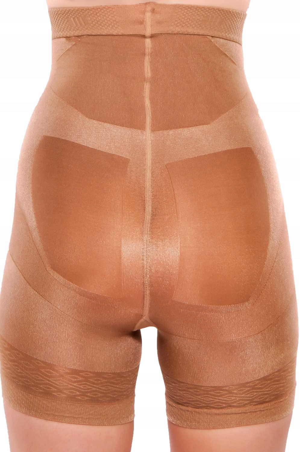 Szorty Wyszczuplajace Push Up Efekt Czarny 2XL/6 Model 140 Den Push Up