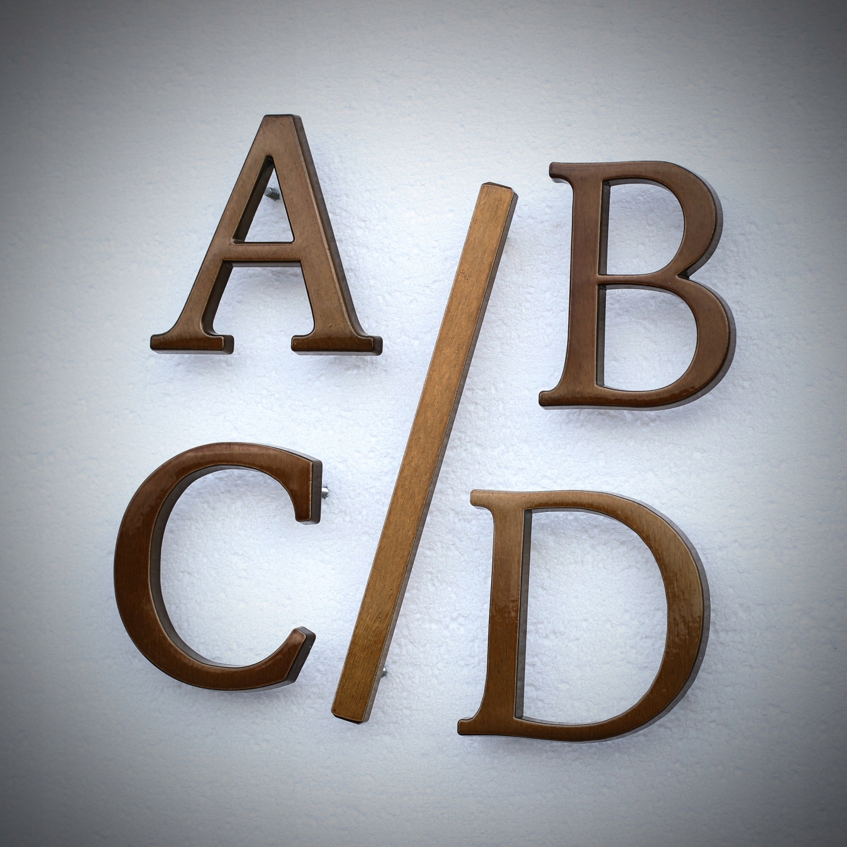 Cyfry, litery na dom, napis na budynek ALU 10,5 cm