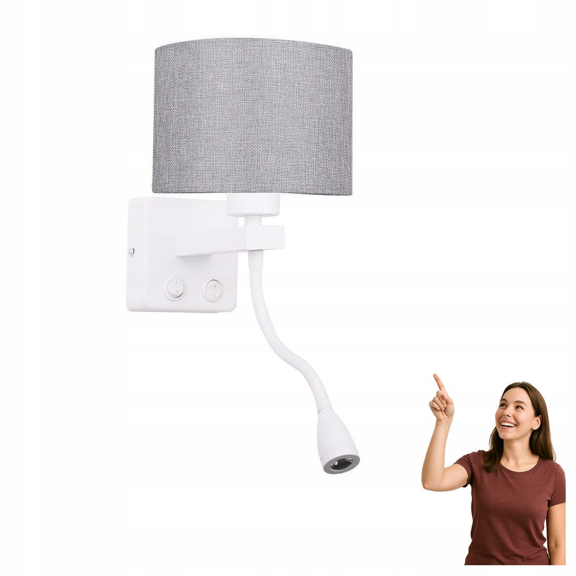 Nástenné svietidlo s Led výložníkom 2W Polo 21-75383 Candellux