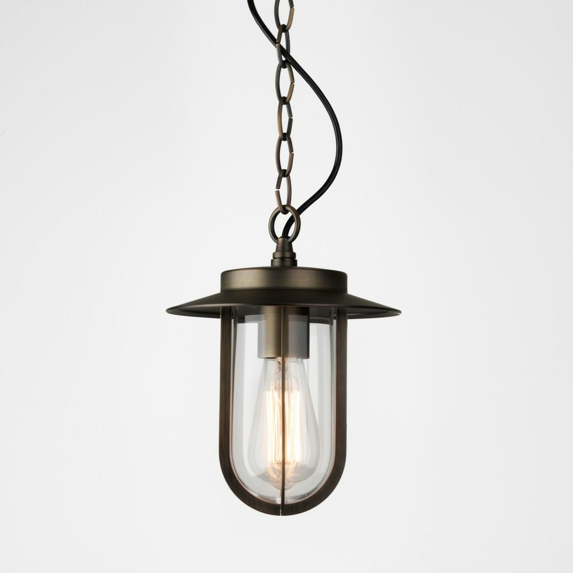 Závesné svietidlo Astro Montparnasse Pendant E27 bronz IP44 industriálne