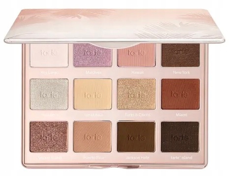 Tarte Cienie do Powiek trippinwithtarte Amazonian Clay Palette Mat i Brokat