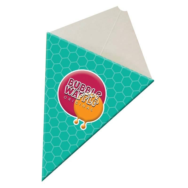 Rożki gofry bubble waffle | Kolor morski 100 EAN (GTIN) 5904569590383