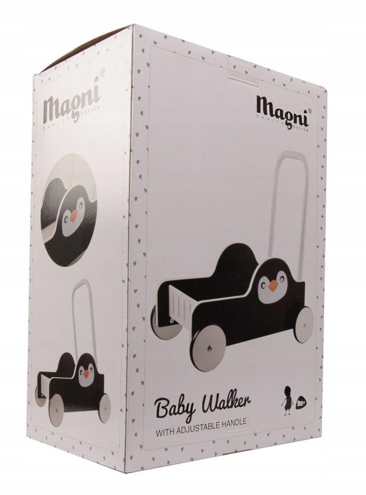 Magni деревянные детские ходунки с пингвином вес продукта с упаковкой 4 кг