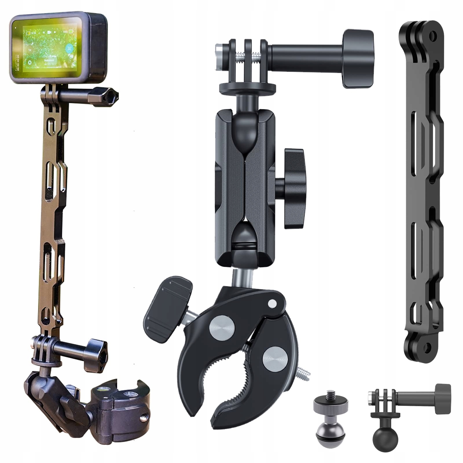 TELESIN Uchwyt Rowerowy Motocyklowy Do GoPro Insta360 DJI iPhone