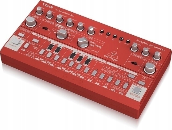 Behringer TD-3-RD Syntezator linii basowej czerwon