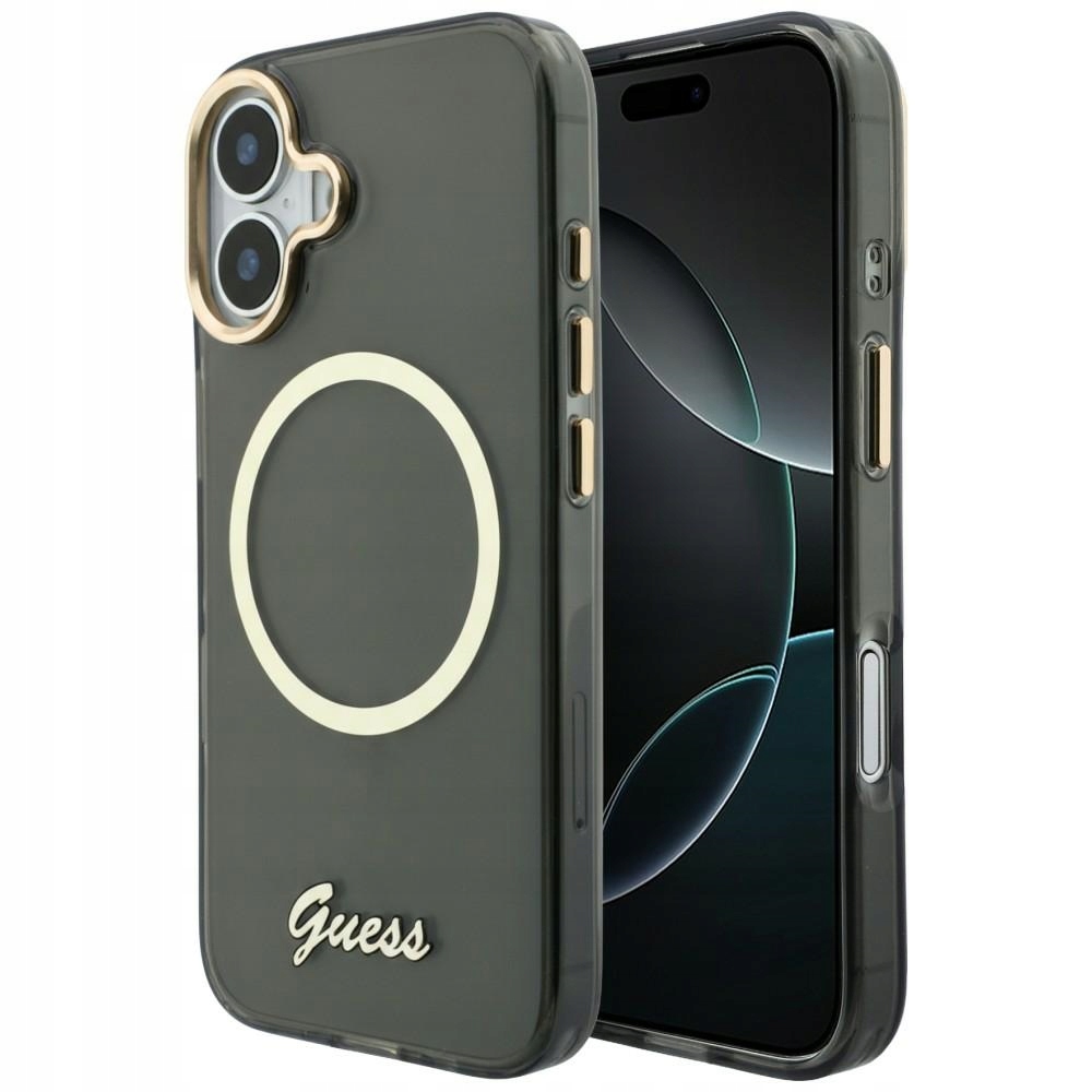 Guess IML MagSafe pouzdro Magnetický kryt obal Hard case pro iPhone 17