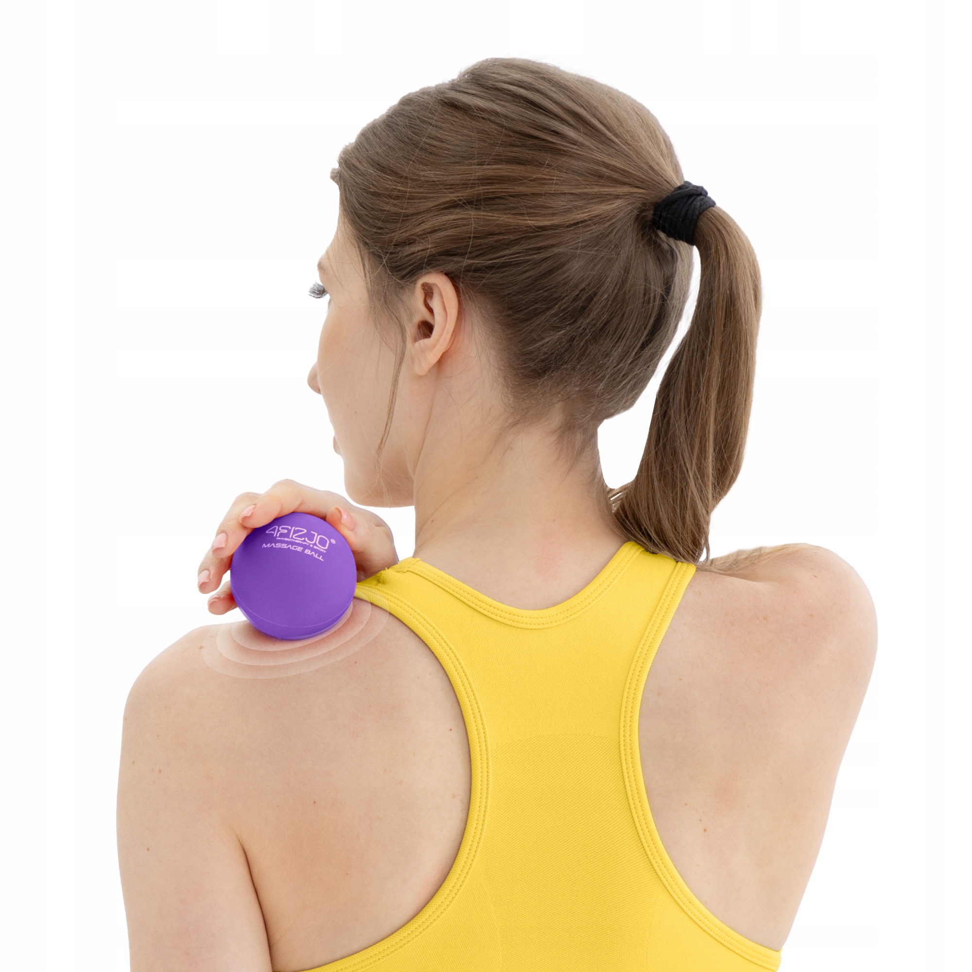 PIŁKA DO MASAŻU REHABILITACYJNA PIŁECZKA LACROSSE TWARDA MASSAGE BALL Materiał dominujący guma