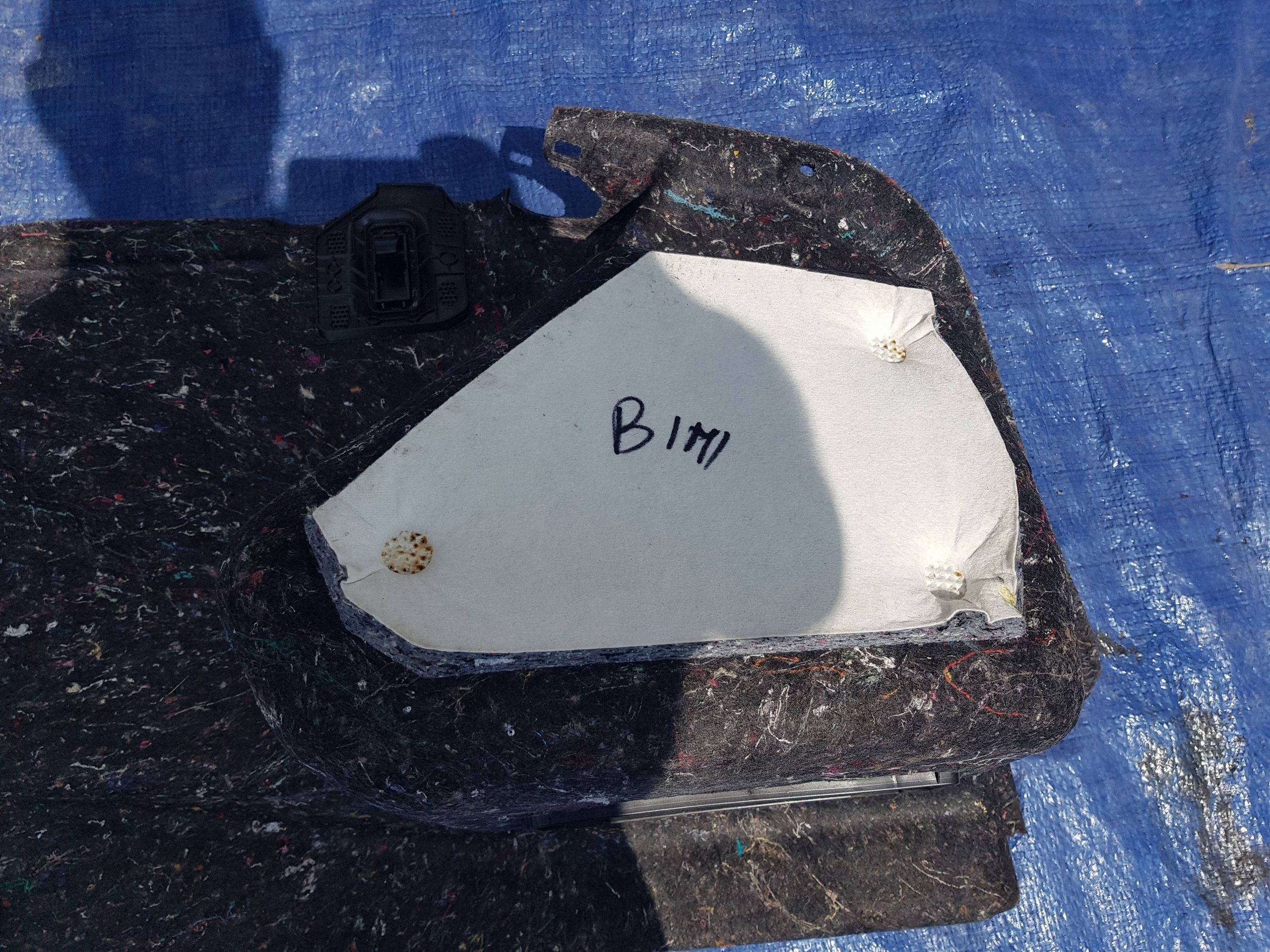 boot upholstery rear part left BMW 5 G30 7942875