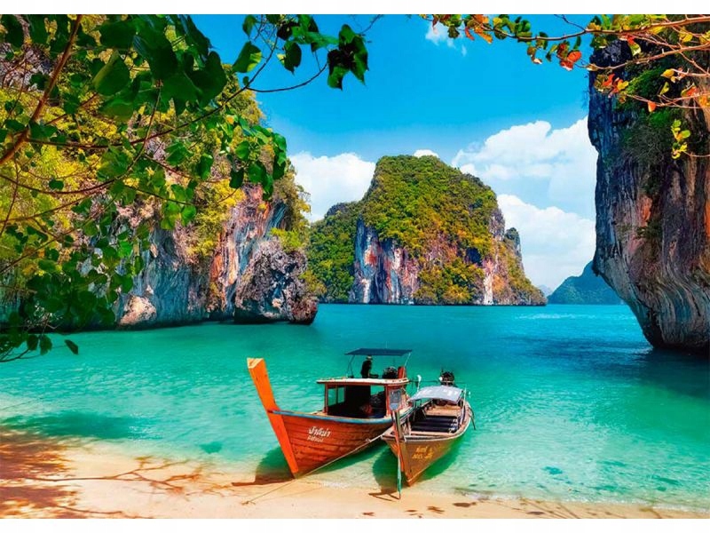 

Haft Diamentowy Mozaika Diamentowa Łodzie Na Plaży