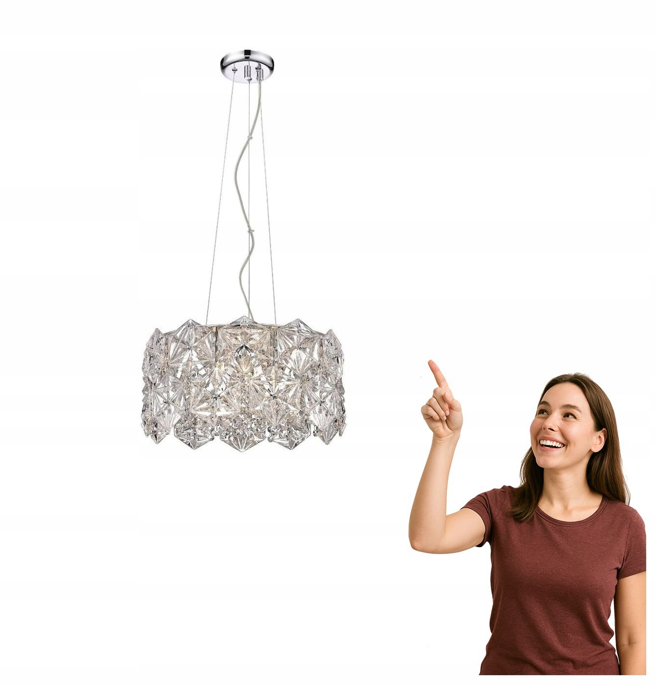 Závesná lampa Davi P0534-05C-F4AC Zuma Line