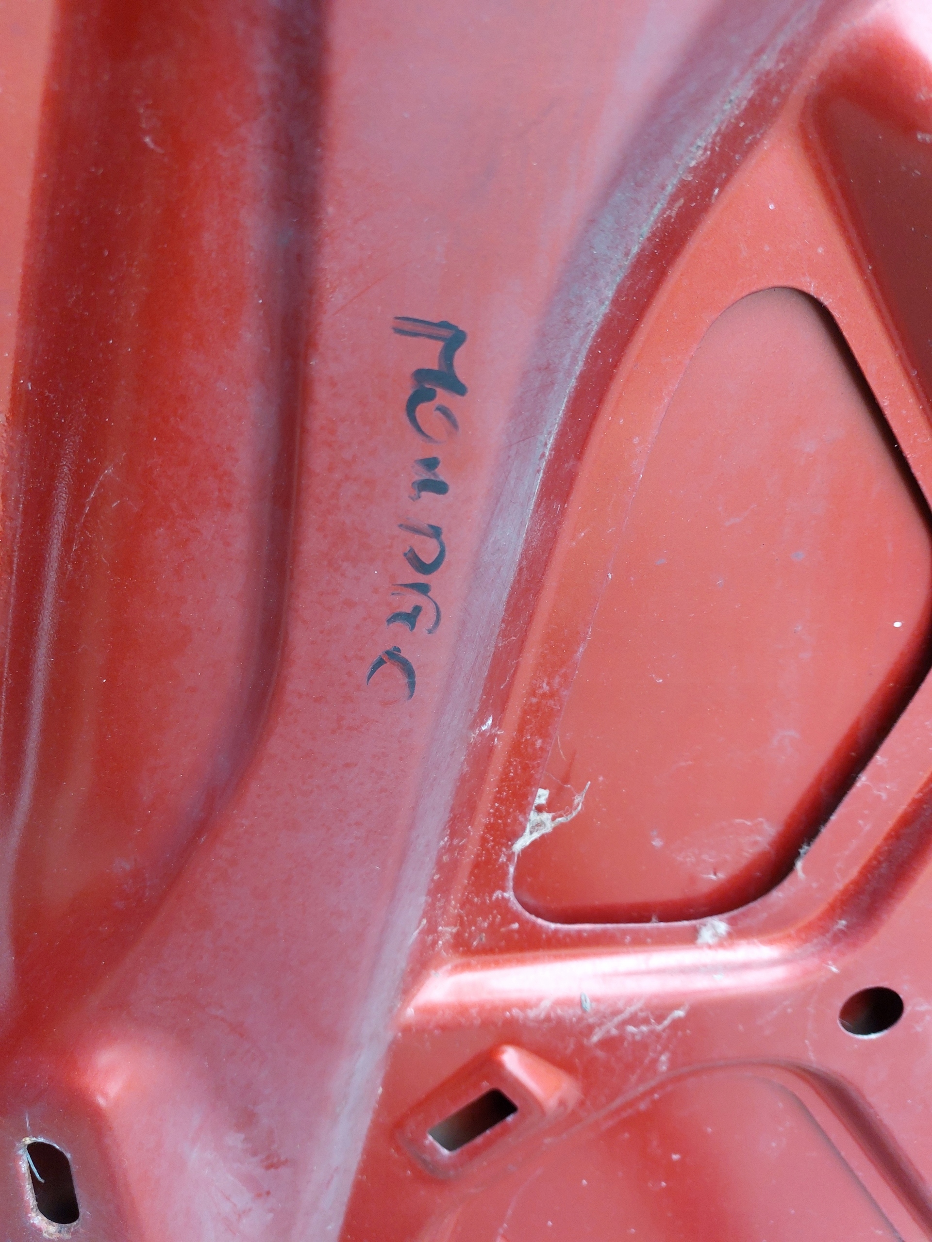 bonnet FORD MONDEO MK4 07-10r red