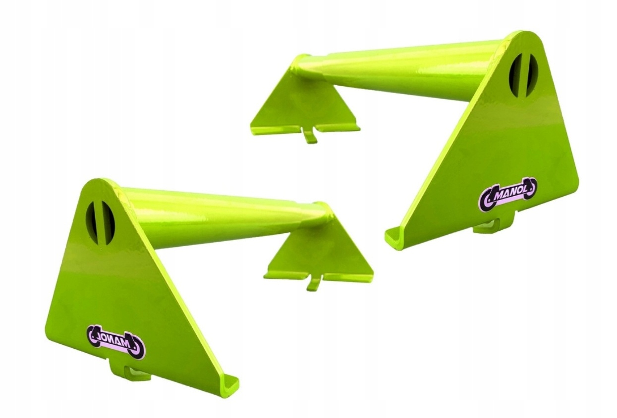 2 Neonové Natahovací Klíny Pod Kola Auta Na Nájezd Do Odtahového vozu Univerzální