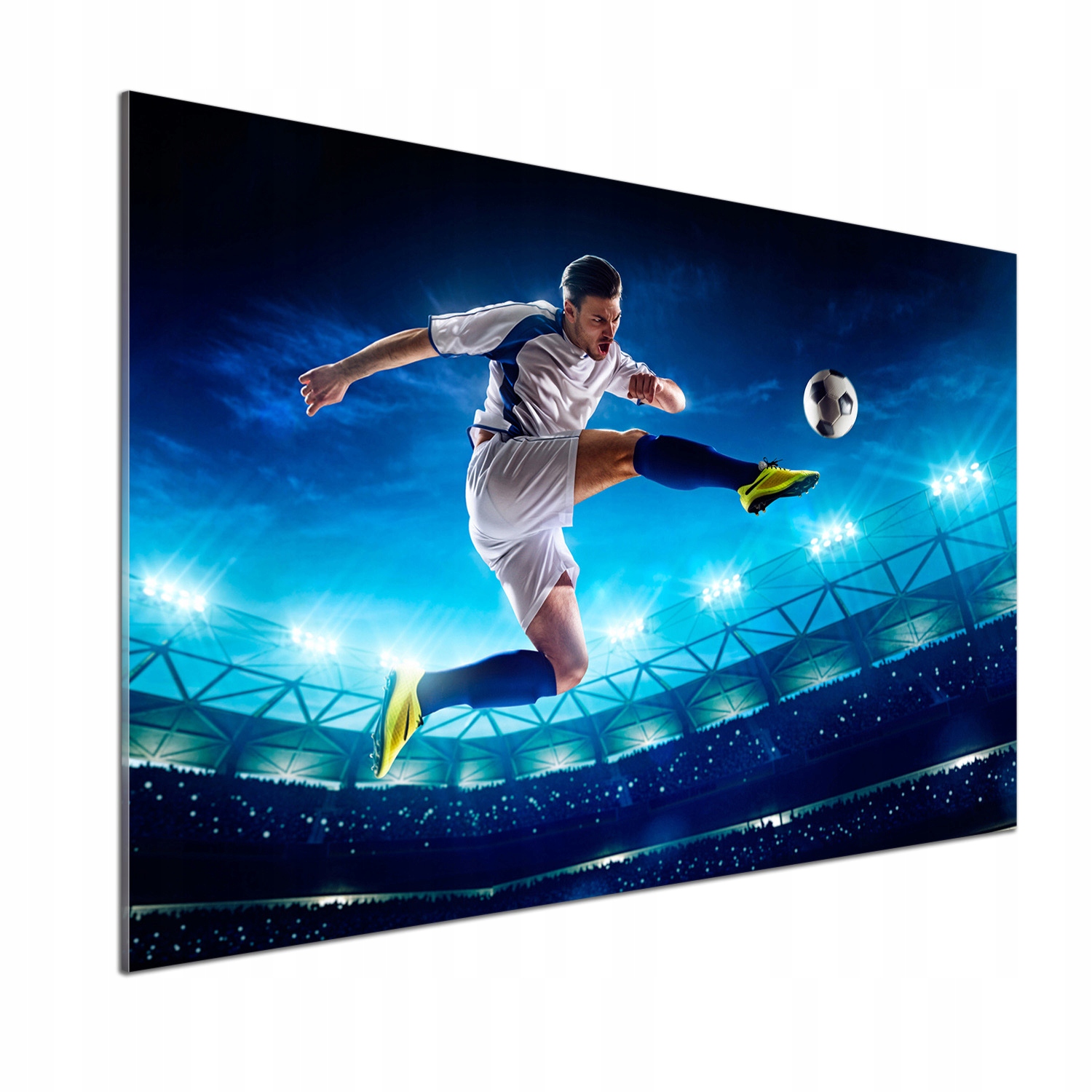 Sklenený panel do kuchyne Futbalista 100 x 70 cm Lepidlo
