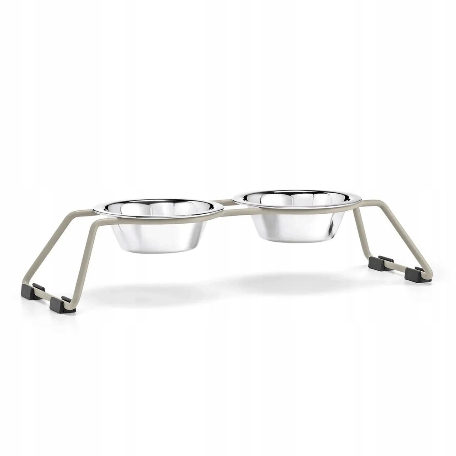 Levně Stojan na misky pro psa MiaCara hliníkový 2 kusy misek