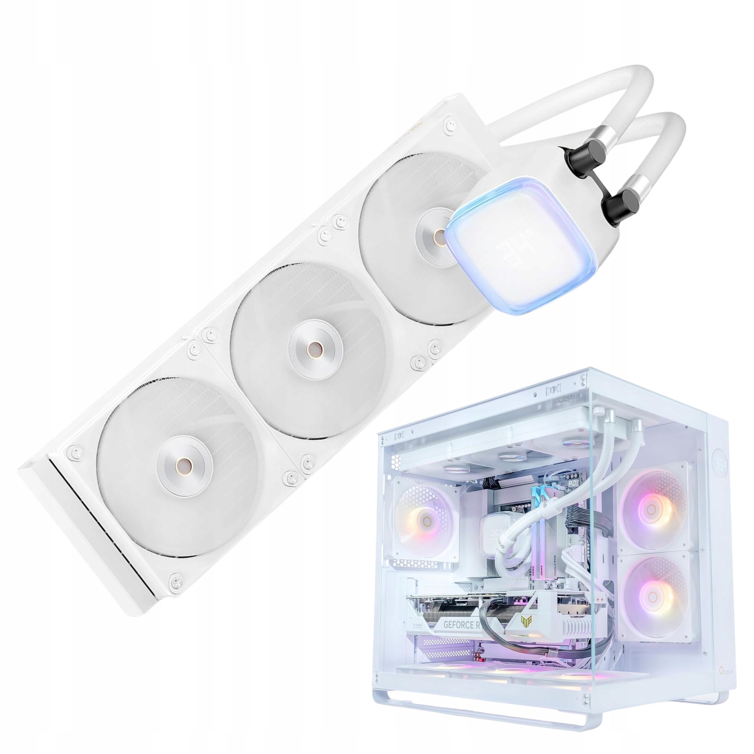 Vodní Chlazení Procesoru Rgb Aio Ocypus Iota L36 Bk 3X Ventilátor Fdb